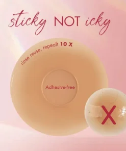 NESLEMY Seamless Sticky Nipple Covers for Women