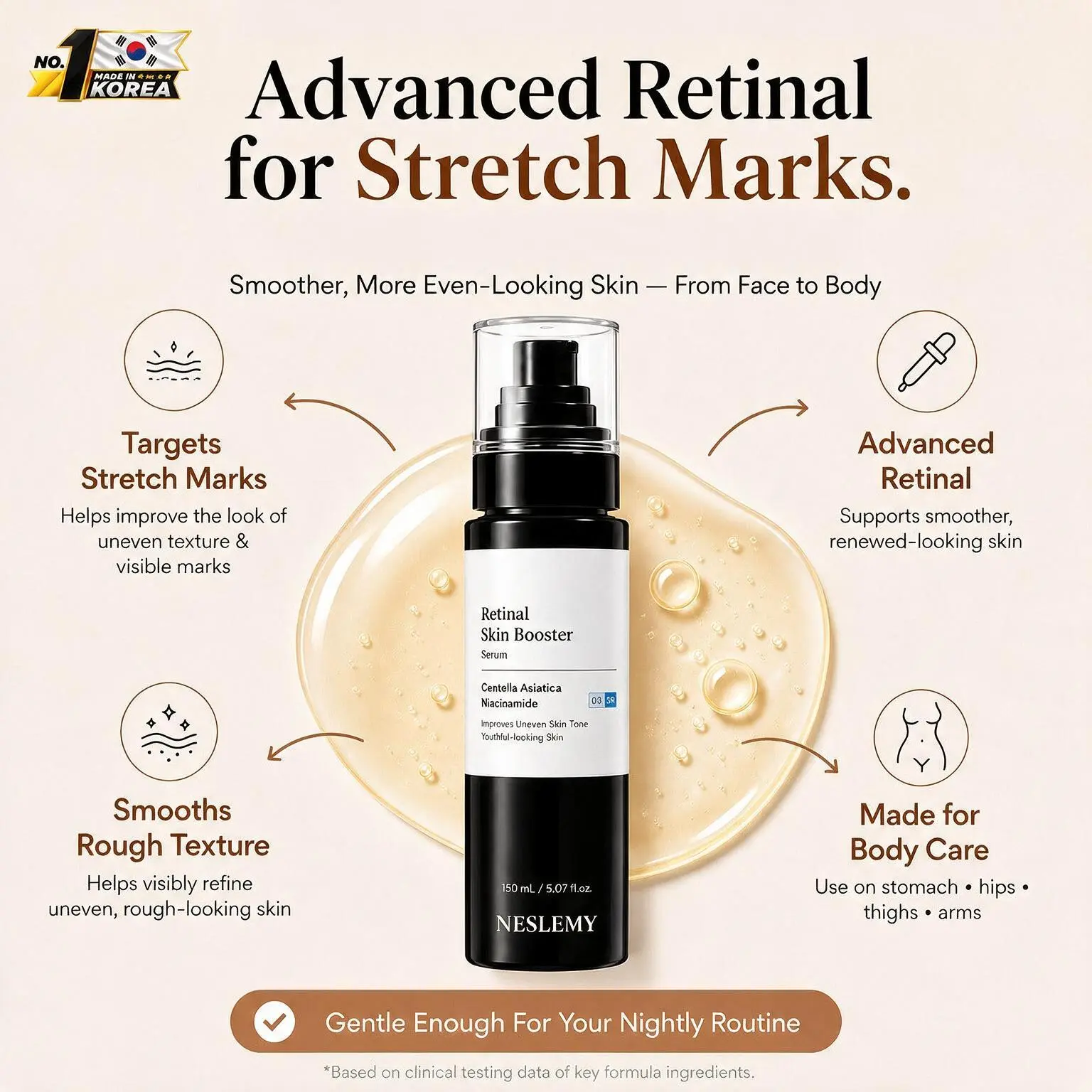NESLEMY Advanced Retinal Stretch Mark Serum