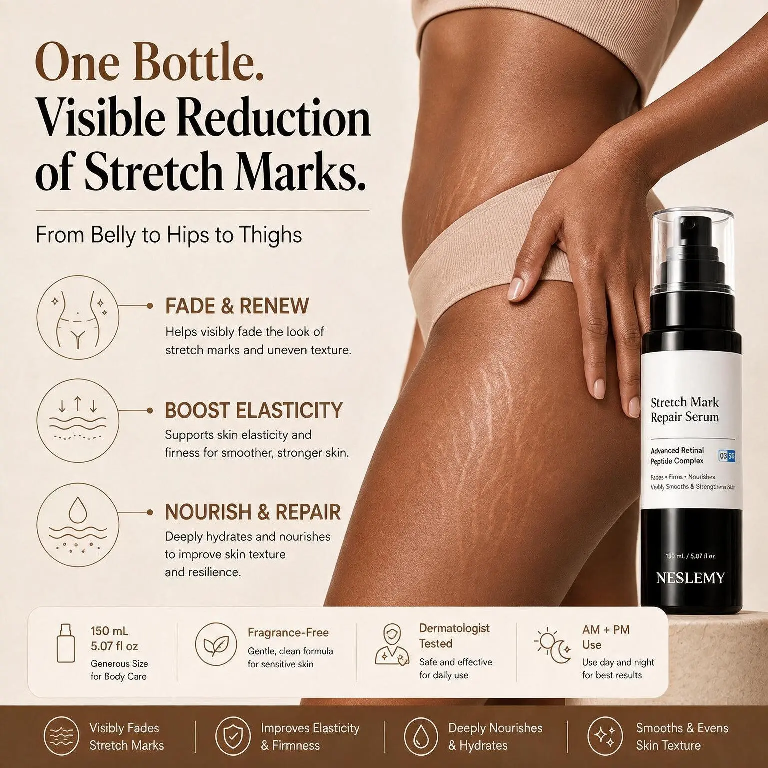 NESLEMY Advanced Retinal Stretch Mark Serum