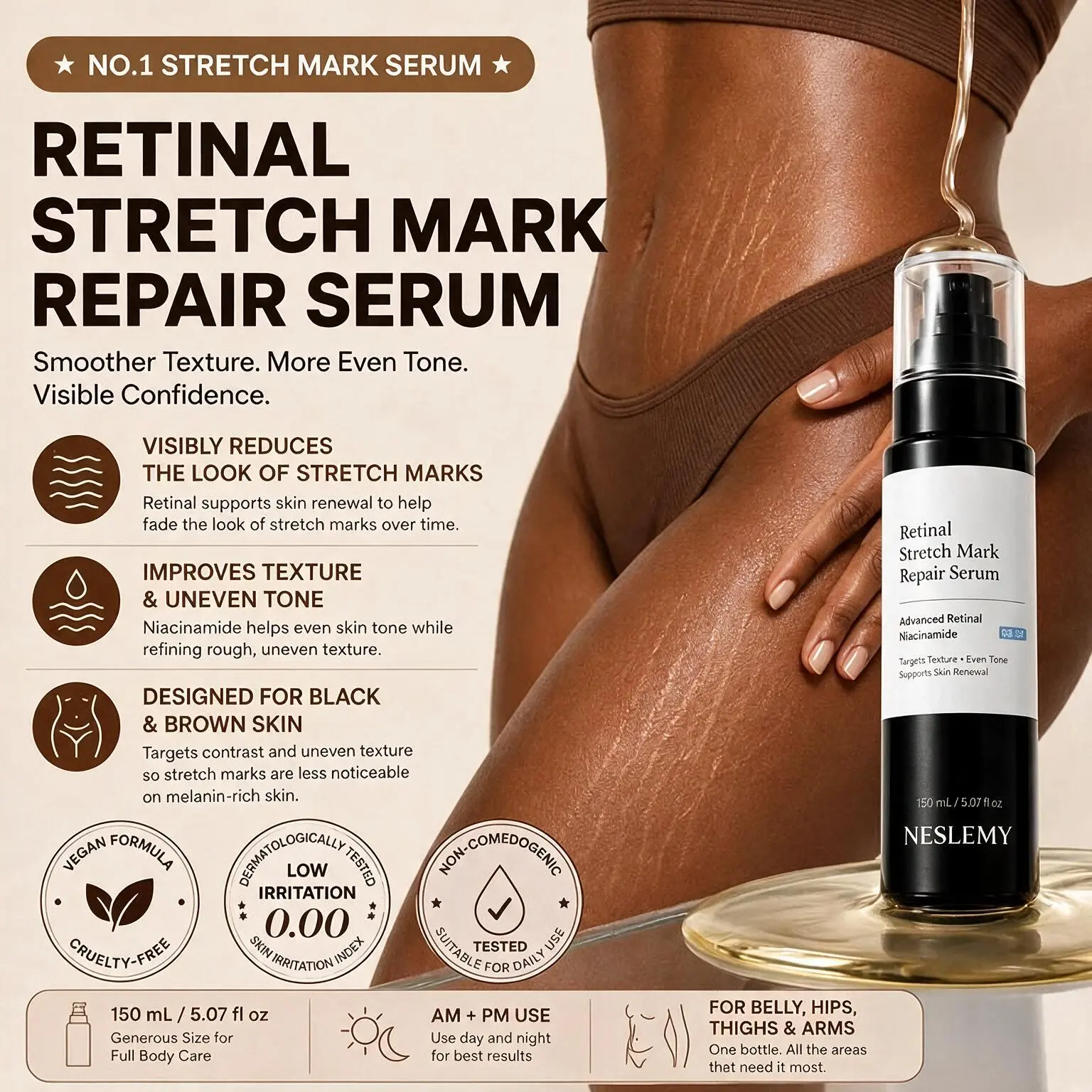 NESLEMY Advanced Retinal Stretch Mark Serum