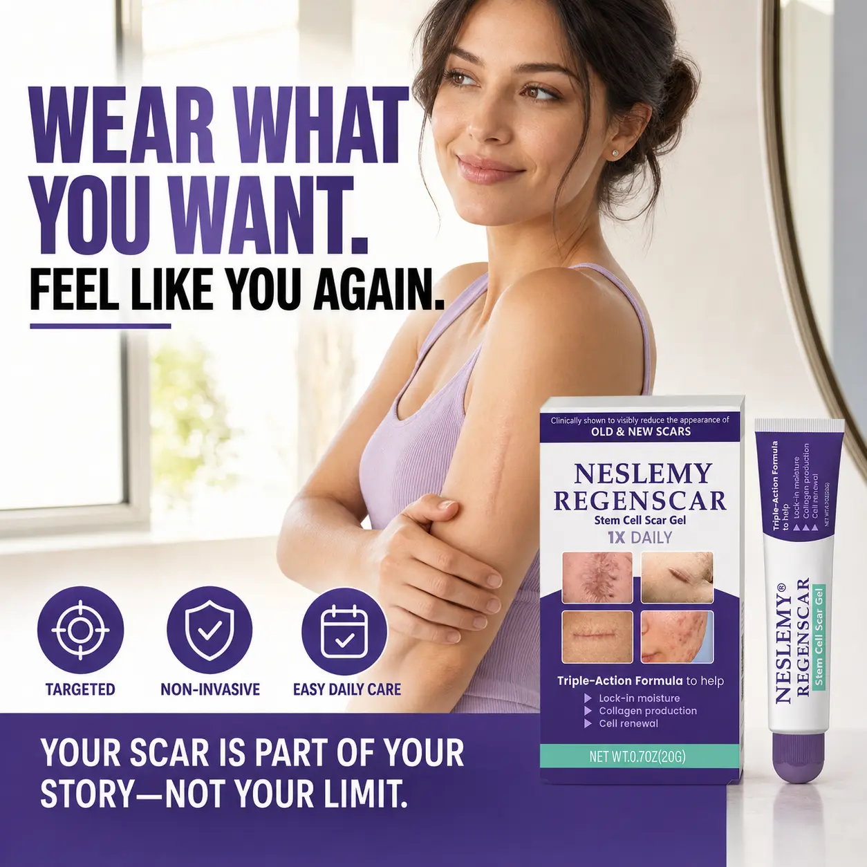 NESLEMY® ReGenScar Stem Cell Scar Gel