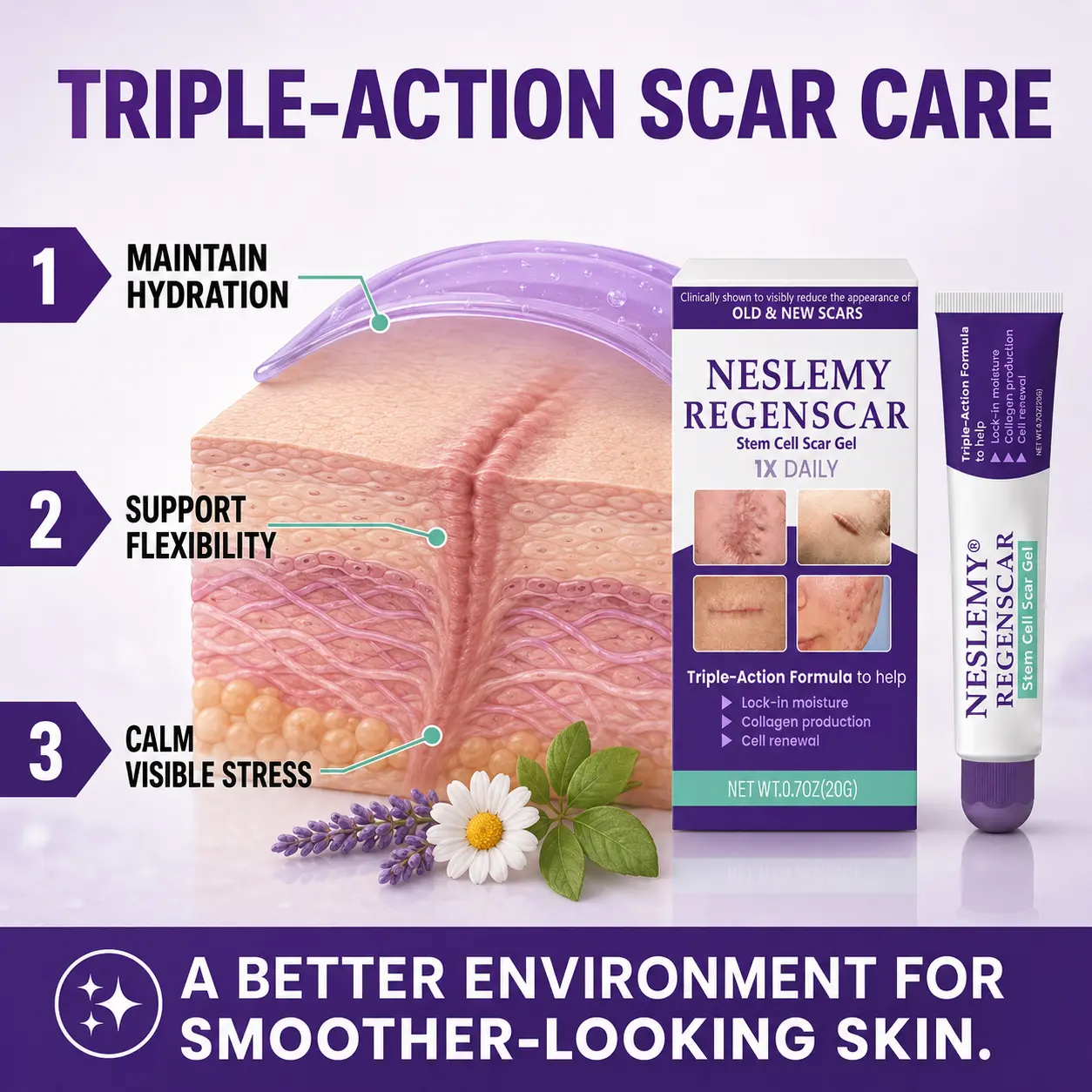 NESLEMY® ReGenScar Stem Cell Scar Gel