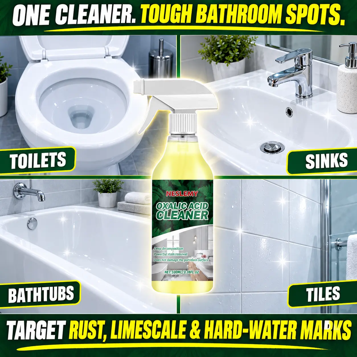 Neslemy® Oxalic Acid Bathroom Cleaner
